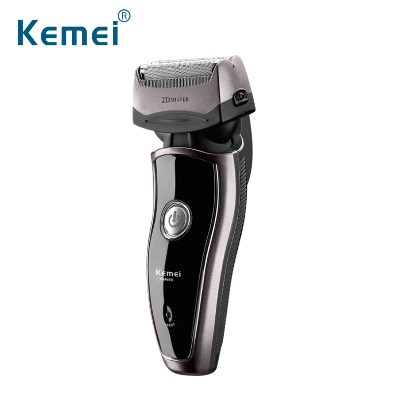 

Kemei KM-8009 Rechargeable Professional Razor Electric Shaver 2 Blade Shaving Sideburn Beard Hair Trimmer Not Pain Men Face Care