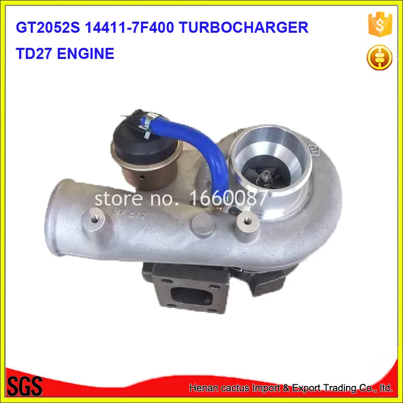 

GT2052S turbo charger 452162-5001S 452162-0001 14411-7F400 turbo ffor Niissan Terrano II TDIC TD27TDI