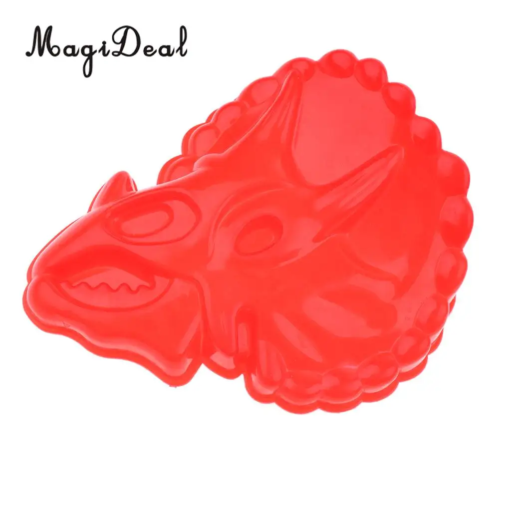 MagiDeal 1Set Plastic Building Sand Molds Beach Sandcastle Sand Box Dinosaur Skeleton Mold for Kids Baby Play Game Toy