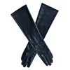 Winter Women's Long Gloves Warm Lined Finger Gloves Lady Faux Leather Elbow Gloves ► Photo 1/6