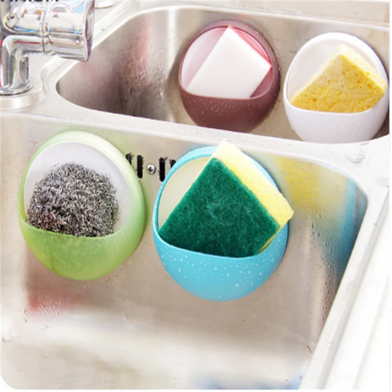 3 цвета присоска стеллаж для хранения пластмассовый мыло губка щетка Полка Ванная комната кухонные принадлежности для мытья и дома дети утка Держатели