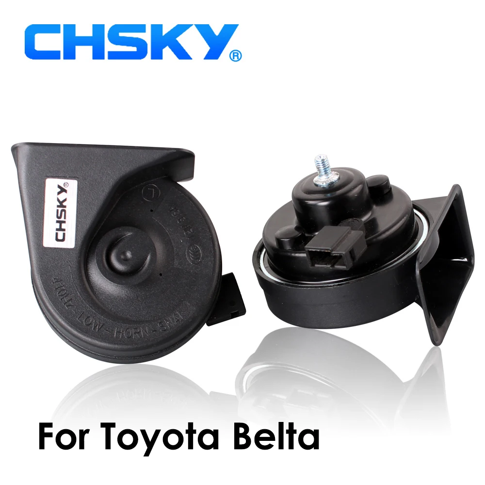 CHSKY Car Horn Snail type Horn For Toyota Belta XP90 2006 to 2016 12V Loudness 110 129db Auto
