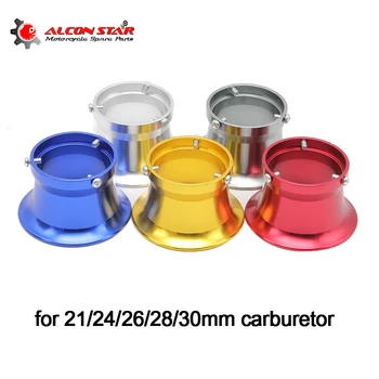 

Alconstar- 50mm Motorcycle Carburetor Air Filter Cup Wind Cup Horn Cup Fit Keihin OKO KOSO PWK21/24/26/28/30 PE CVK28/30mm