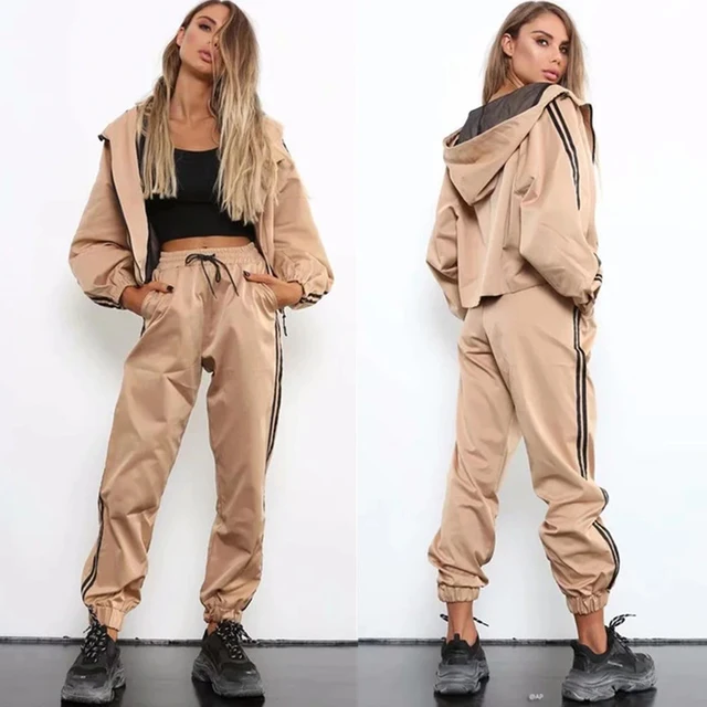 Best Price Women High Quality Sports Suit Set Zipper Hooded Jacket Shirt Sportswear Running Training Loose Suit Jogging Set Women Tracksuit Best Price Women High Quality Sports Suit Set Zipper Hooded Jacket Shirt Sportswear Running Training Loose Suit Jogging Set Women Tracksuit