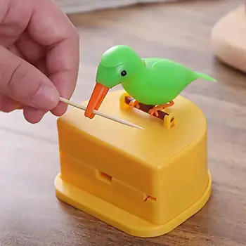 

New Toothpicks Holder Cute Hummingbird Toothpick Dispenser Gag Gift Cleaning Teeth Secret Stash Tandenstokers Toothpick Case