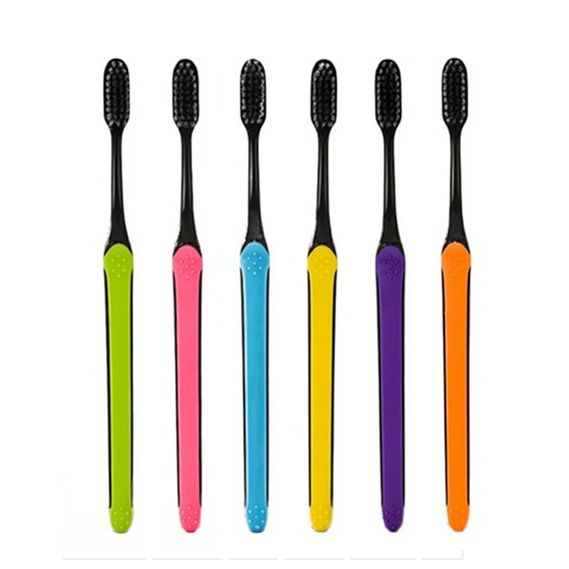 Бамбуковая зубная щетка Deep Clean Nano Escova De Dente Мягкая со щетиной гигиена полости рта