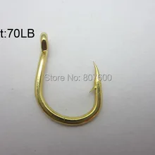 Соленая вода рыболовный крючок для Отсадочная рыболовный крючок Размеры 3/0 прочность 70LB 16 шт./лот