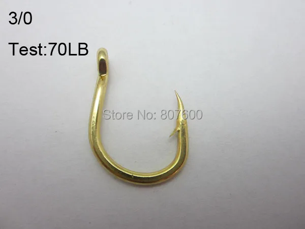 

Salt Water Sea Fishing Hook For Jigging Jig Hook Size 1/0 Strength 70LB 16 Pcs/Lot