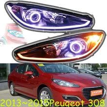 HID, 2013~, стайлинга автомобилей для Peugeo 308 фар, понимание, 206 207 308 3008 408 4008 508 Raid RCZ партнер, 308 головная лампа