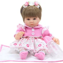 Bebe кукла rebirth 40 см Силиконовая rebirth 16 дюймов Детская кукла игрушка девочка винил новорожденный активность мягкая игрушка кукла-букет