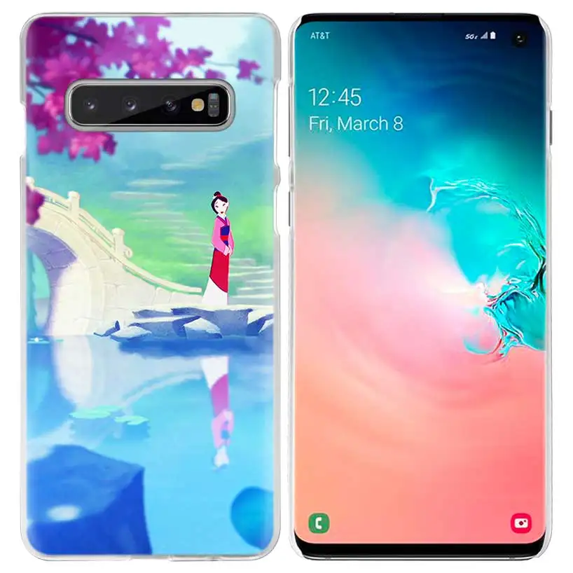 Мулан комиксов чехол для samsung Galaxy S10 5G S10e S9 S8 M30 M20 M10 J4 J6 плюс J8 Примечание 8 9 Ясно Жесткий чехол для телефона PC Coque