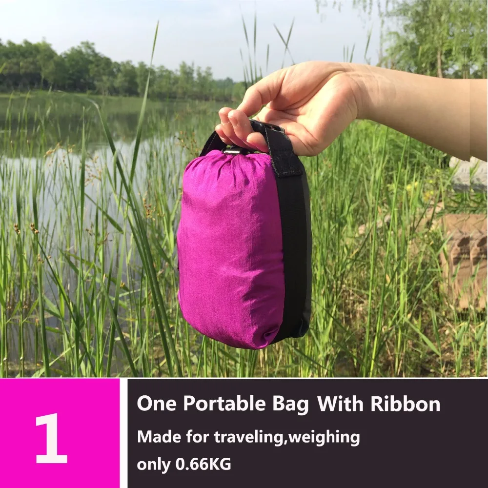 Portable Nylon Parachute Hammock camping hammock double hammock Camping Survival Garden Hunting Leisure Hamac Travel Double Person Hamak