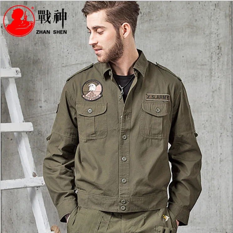 2018 military style jackets men Slim Fit Jacket Coats Brand Outerwear ...