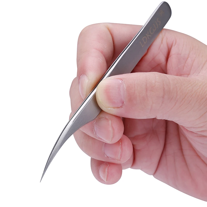 Set 5 Pinzette Da Cucina In Acciaio Inox - Professionali, Curve E Dritte, Per Alimenti E Piccoli Oggetti - Foto 10