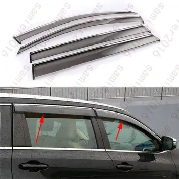 

4X SIDE WINDOW RAIN DEFLECTORS GUARD VISOR COVER FOR TOYOTA HIGHLANDER 2014-2015