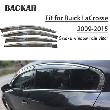 

Backar 4pcs Auto Car Windows Rain Wind Sun Shield Deflector Visor Trim For Buick LaCrosse 2009 2010 2011 2012 2013 2014 2015