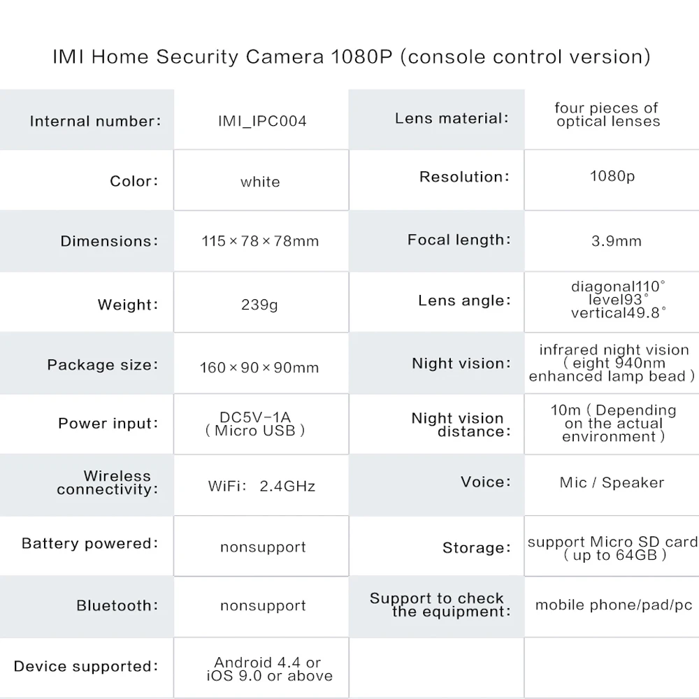 1080P беспроводная домашняя безопасность XIao mi IP камера H.265 HD mi ni Смарт Wi-Fi камера Wifi Camara ip двухстороннее аудио детский монитор