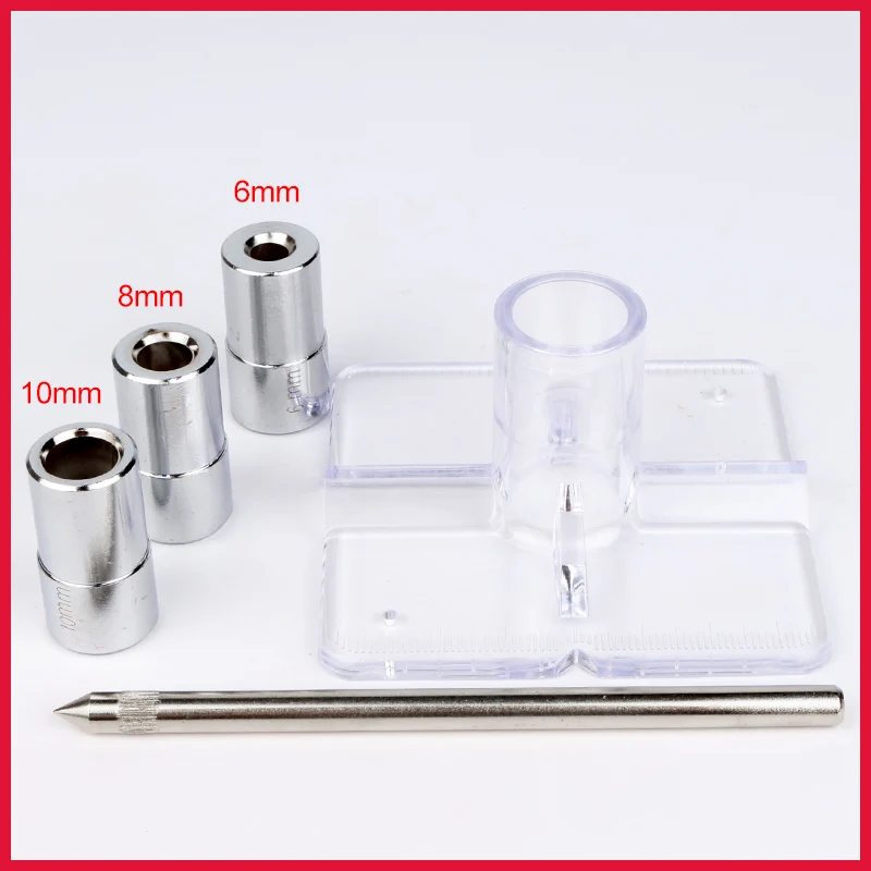 

1set 6/8/10mm Drill Locator Set Oblique Hole Guide with Positioner Locator Woodworking Tool Drill Guide Hand Too Set