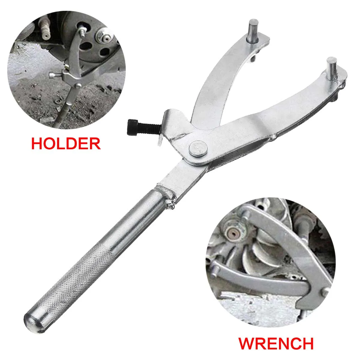 

28cm Motorcycle ATV Scooter Spanner Wrench Variator Flywheel Clutch Holder Remover Puller Tool