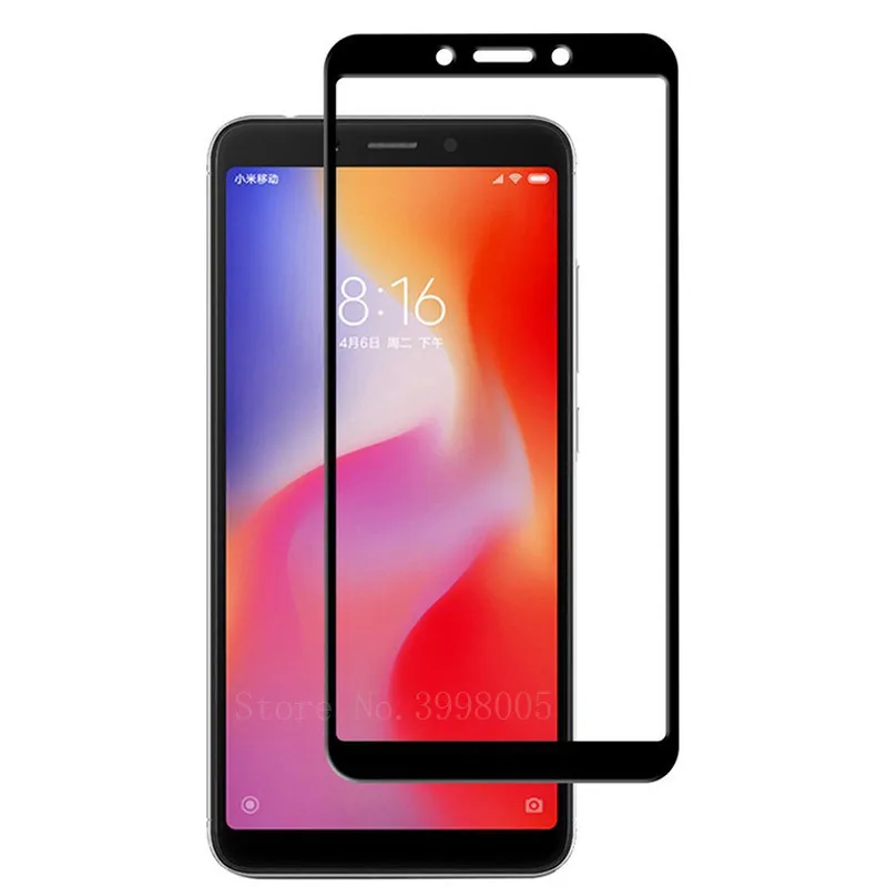 Защита для экрана Xiaomi Redmi 6A закаленное стекло защита 6 A Redmi6A полное покрытие
