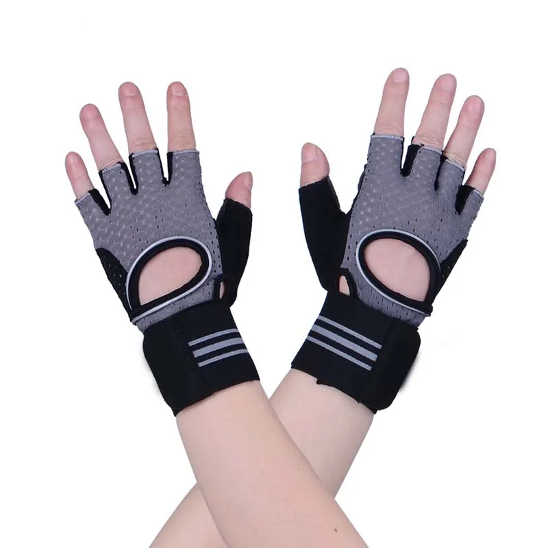

Fitness gloves men and women sports equipment dumbbells exercise weightlifting half finger gloves slip