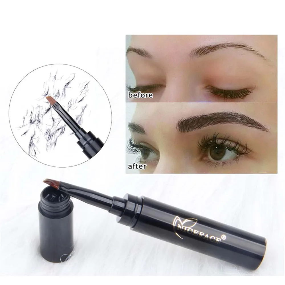4D Waterproof sweat proof Eyebrow Gel Instant Eyebrow Hair Fiber With