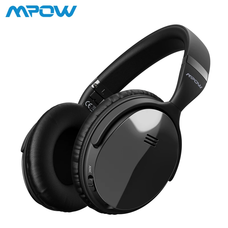 Billige Origial Mpow H5 2nd Generation ANC Drahtlose Bluetooth Kopfhörer Wired Wireless Mit Mic Trage Tasche Für PC iPhone Huawei xiaomi