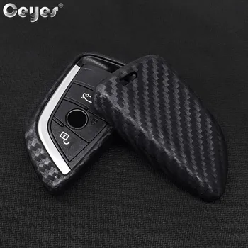 

Ceyes Car-Styling Auto Carbon Fiber Lines Remote Key Covers Shell Case For Bmw 5 Series X1 X5 X6 218i F48 2016 2014 Accessories