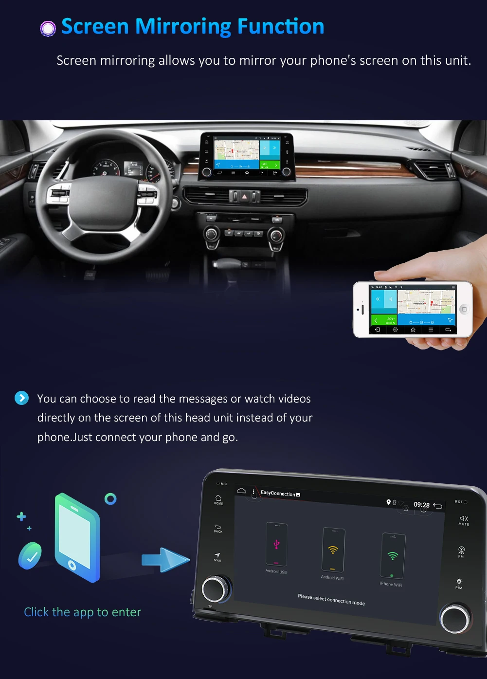 Top Car Multimedia Player Android 9.0 For kia Picanto 2017 2018 2din car radio gps navigation Bluetooth OBD DAB 4G Wifi SWC Map 14