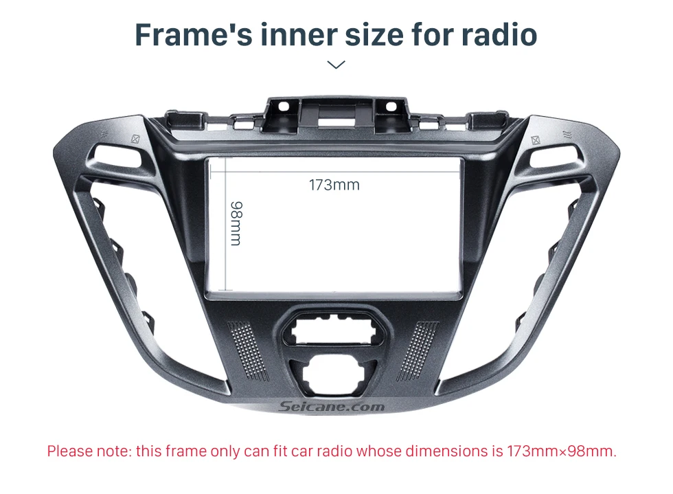 Seicane 2Din Автомобильная Радио панель стерео пластина рамка для Ford Transit пользовательский Автомобиль Стайлинг панель приборная панель комплект