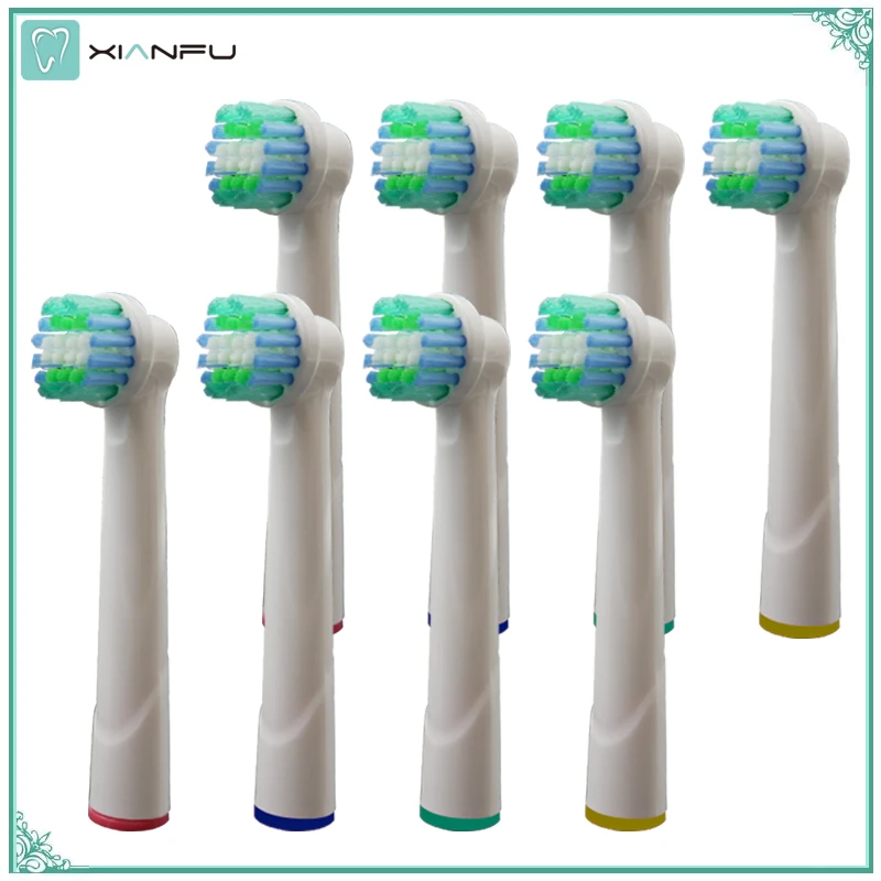 

8PCS Electric Toothbrush Heads for Bruan Oral b Replacement Tooth Brush Nozzles Dental Oral Hygiene Teeth Cleaning Triumph YE616