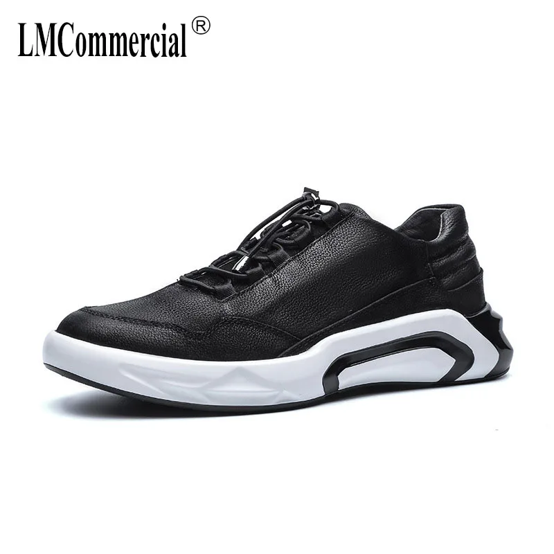 

spring autumn summer British retro all-match cowhide breathable sneaker fashion men's leather casual shoes Leisure shoes men