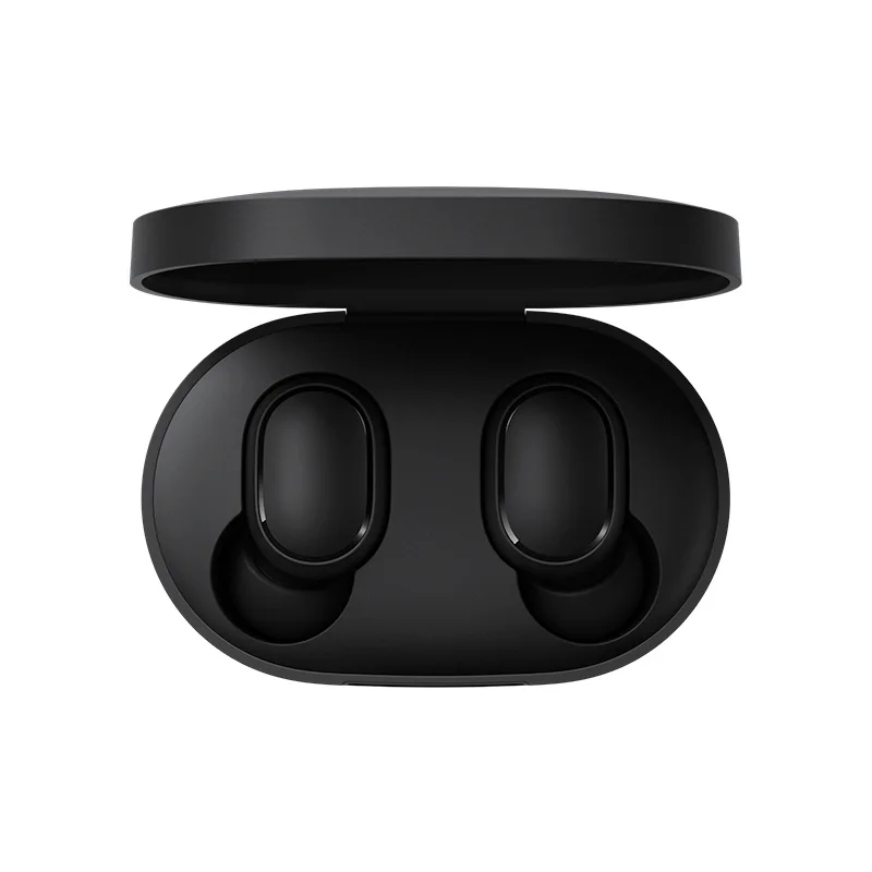 Xiaomi Redmi Airdots Xiaomi беспроводные наушники Голосовое управление Bluetooth 5,0 шумоподавление управление - Цвет: black