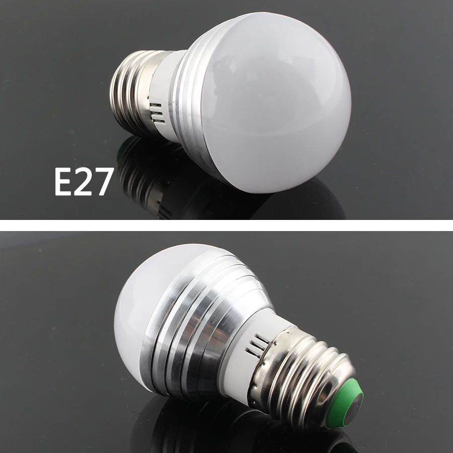 E14 Светодиодная лампа E27 220V светильник 220V 12 V Led Rgb датчик движения светильник E27 E14 умный дом с 24-кнопочным пультом дистанционного управления