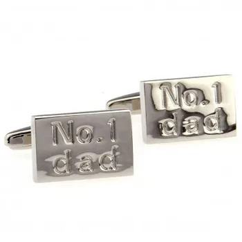 

No.1 Dad Cufflink 15 Pairs Free Shipping