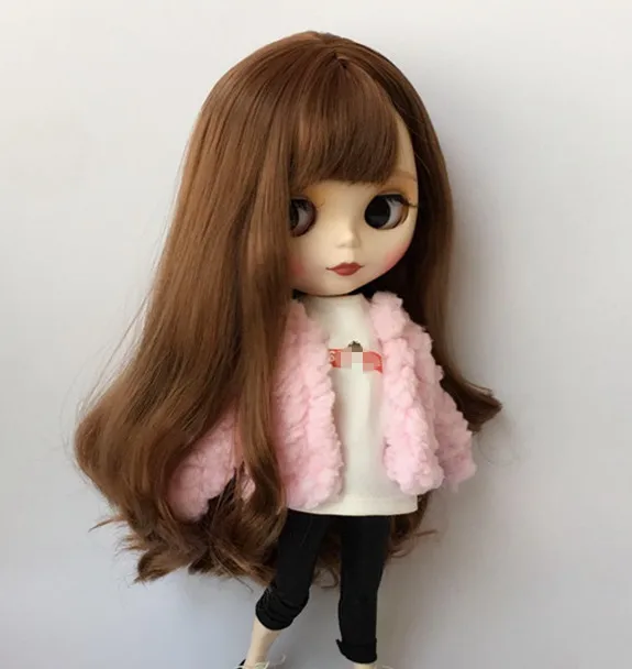 Горячая Распродажа кукольной одежды [пальто] Blyth пальто куклы наряд 0402(Fit blyth, Barbiedoll, BJD, pullip, azone, kurhn, 1/6 кукла - Цвет: only pink coat
