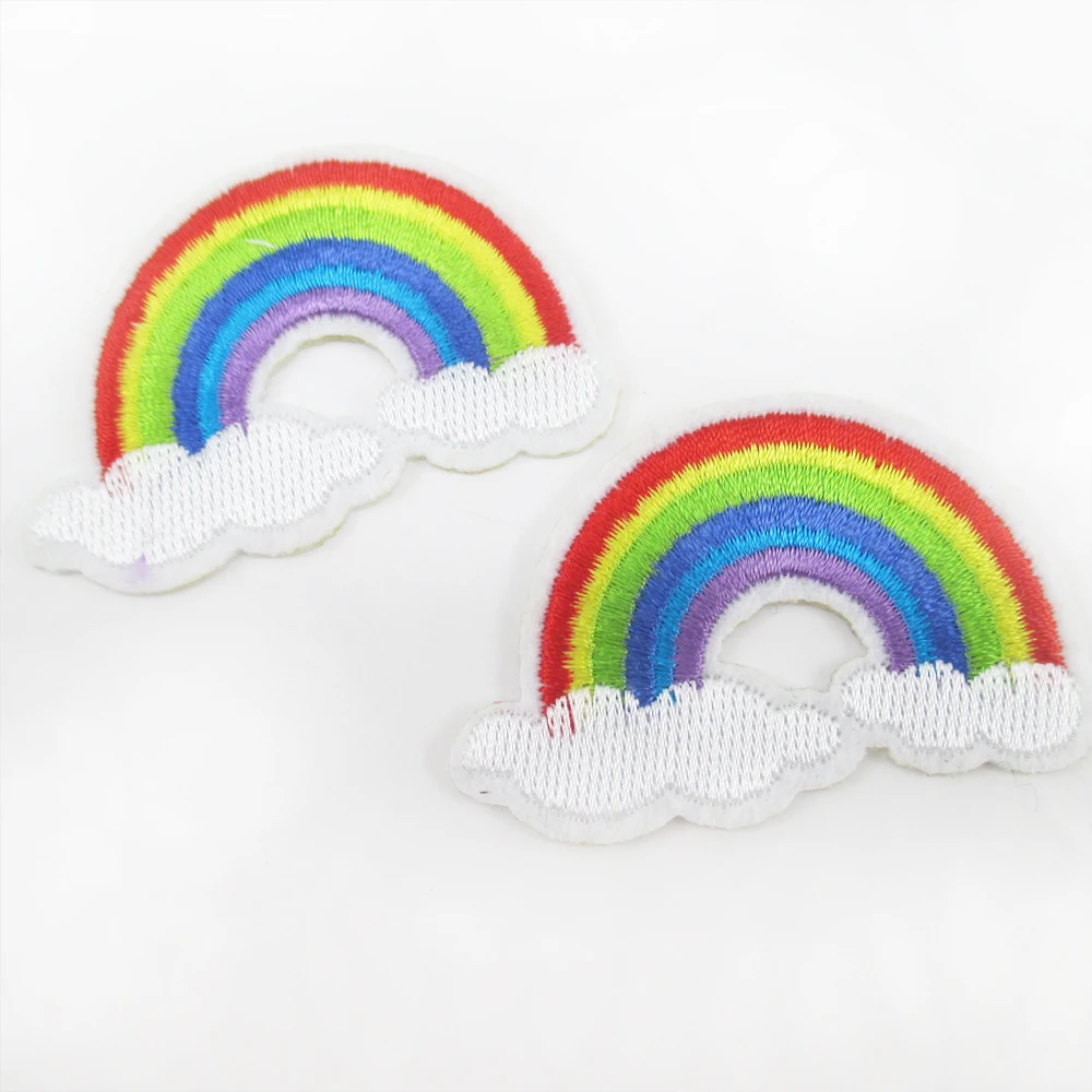 embroidery patch Hot melt adhesive clothing patch applique embroidery blossom DIY Accessory