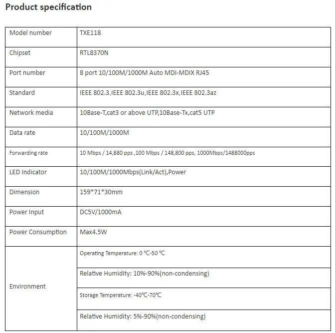 DIEWU 8-Порты и разъёмы гигабитный коммутатор концентратор LAN 10/100/1000 Мбит/с полный дуплекс Gigabit Ethernet Настольный сетевой переключатель DW-SW8370-T8 ЕС штепсельная вилка австралийского стандарта