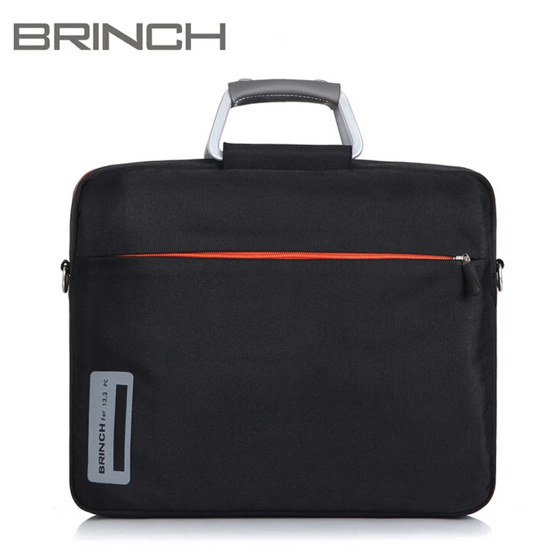 

Free shipping Aluminium Alloy One shoulder Laptop Handbag Case Multilayer Storage Notebook Wearproof Messenger 13 14 inch