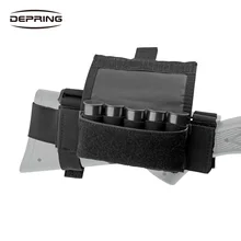 6 патронов Ambidextrous приклад дробовик оболочки держатель Регулируемый Shotshell Перевозчик мешок