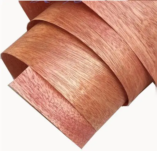 2Pieces Length: 2.5Meters. Thickness:0.25mm  Width:15cm  Natural Peach Core Veneer