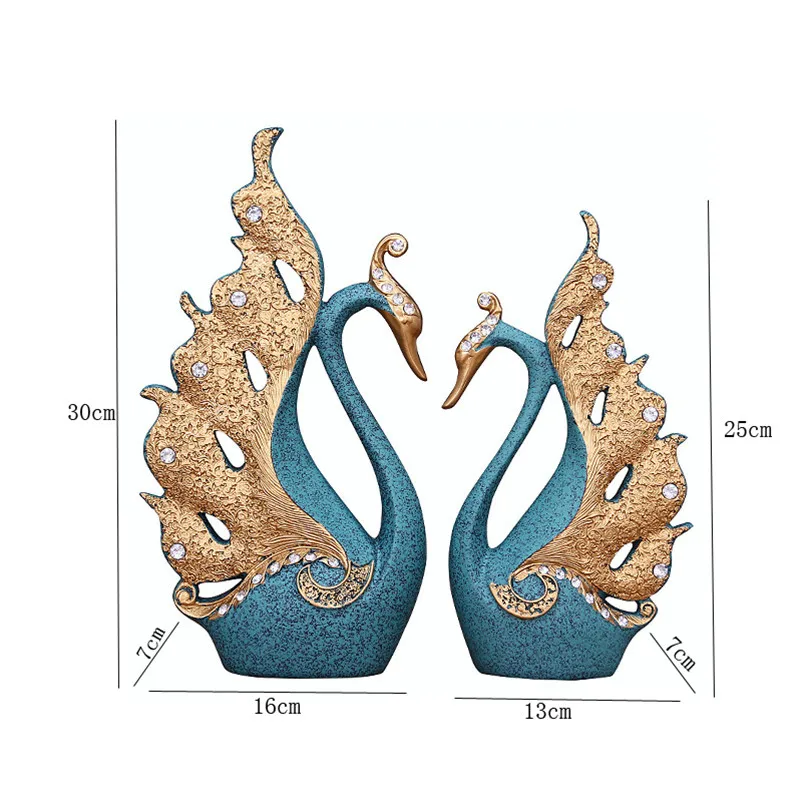 Decoración Para el hogar, Accesorios, un par de Swan estatua casa decoración escultura arte moderno decoración regalos de boda para los amantes, Decoración Para el hogar, Accesorios, un par de Swan estatua casa decoración escultura arte moderno decoración regalos de boda para los amantes,