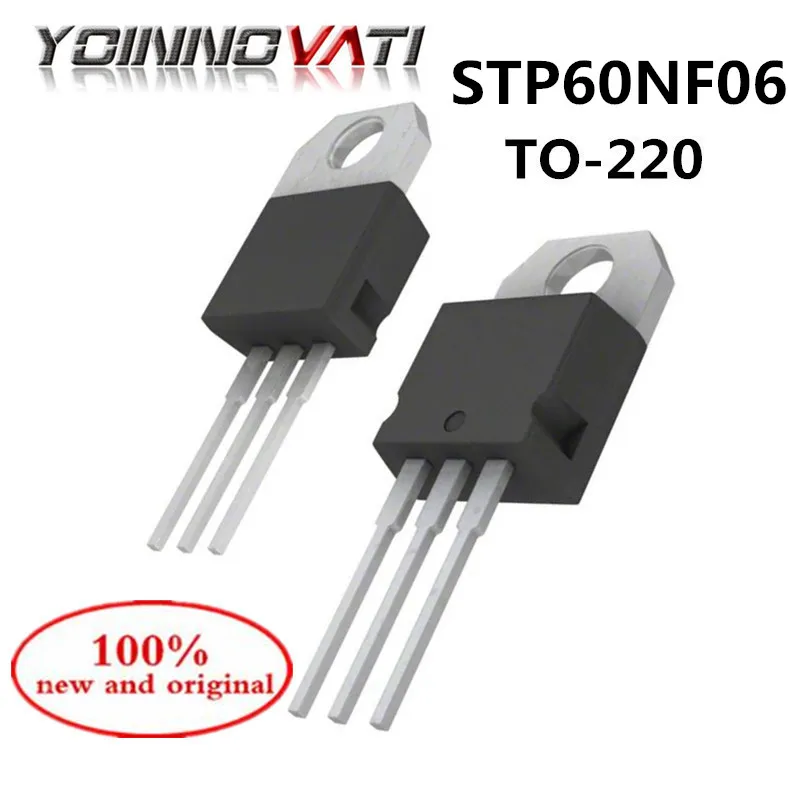 10pcs STP60NF06 P60NF06 MOSFET TO-220