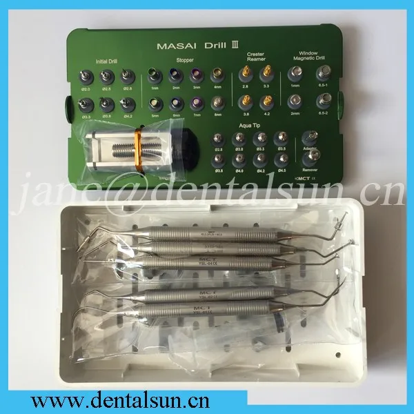 Корея MCT стоматологические инструменты для имплантации MASAI Drill III Emery and Magnetism Tension