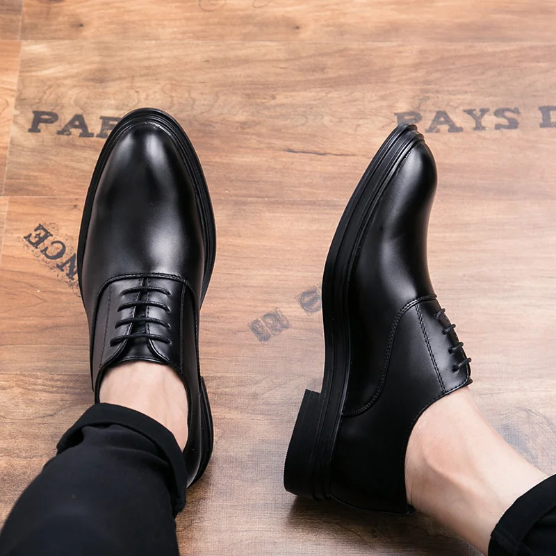ROMMEDAL pointed toe leather oxfords formal shoes Luxury Designer wedding business elegant British style footwear Wear-Resistant ROMMEDAL pointed toe leather oxfords formal shoes Luxury Designer wedding business elegant British style footwear Wear-Resistant