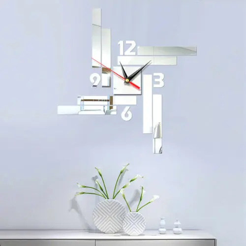 Настенные наклейки s настенные часы большие современные DIY наклейки Наклейка простые 3D римские цифры домашний комплект