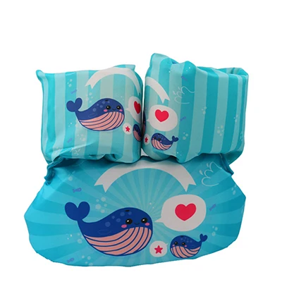 whale YUYU float swim Flamingo pool float Child Swimming Vest Life Jacket Kid float swim pool Swim Arm Ring Safety Training float - Цвет: whale