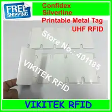 UHF RFID Металл для печати меток Confidex Silverline 10 шт. в рулоне 915 м EPC C1G2 ISO18000-6C универсальный все поверхности rfid этикетки
