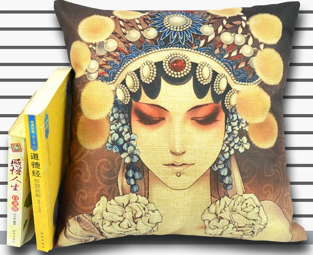 Down And Feather Cushions For Sofa Car 45 45cm More Full Padding Down And Feather Cushions For Sofa Car 45 45cm More Full Padding Chinese Opera