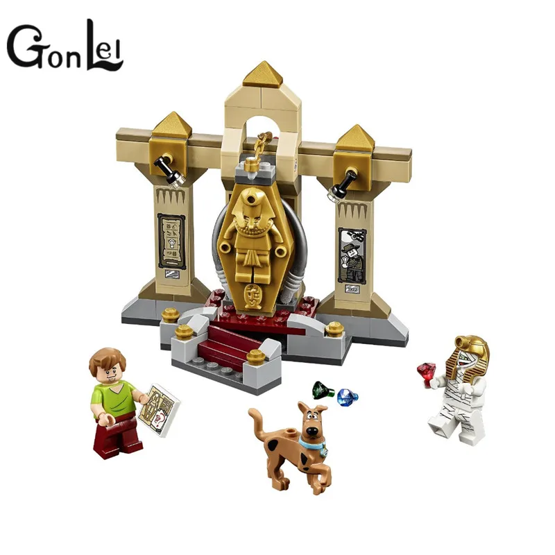 

GonLeI BELA Scooby-Doo 10428 Mummy Museum stery Building Block Model Kits Scooby Doo Marveled Toys Legoingly